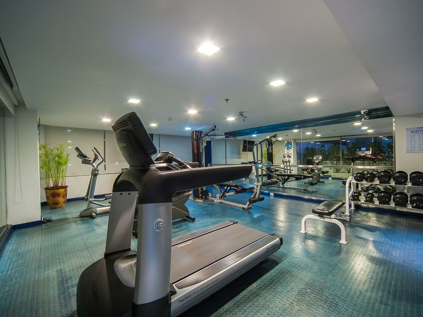 Gym and workout view at Dream Bangkok