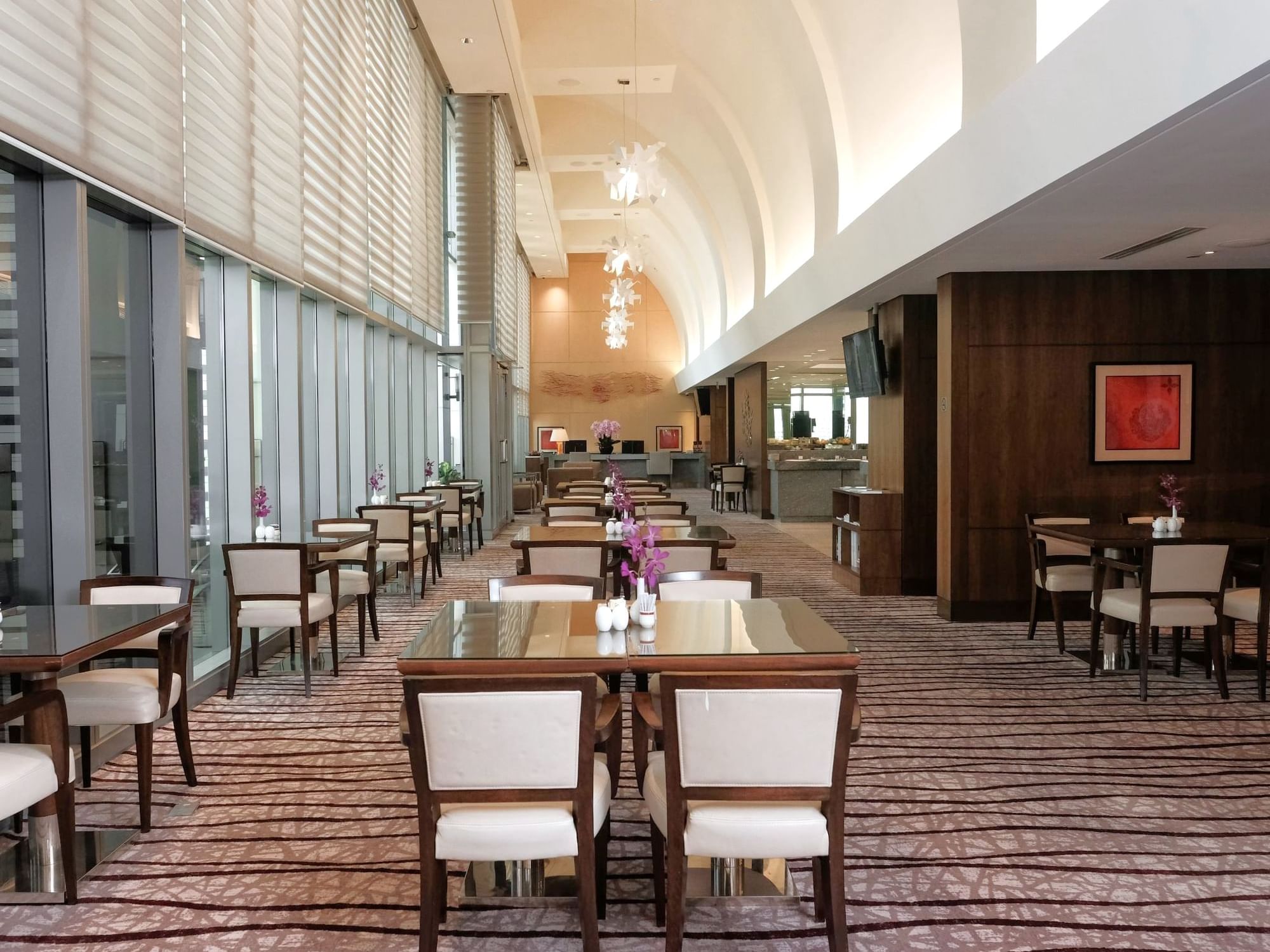 Interior of Carlton Hotel Singapore Premier Club Lounge