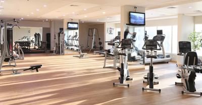 Gym at The Tower Plaza Hotel Dubai