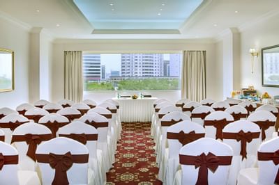 Chairs setup in a Meeting Room at City Seasons Suites
