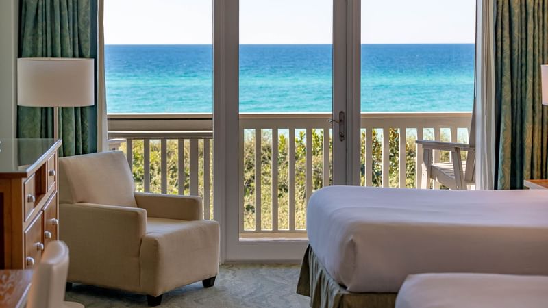 Third Floor Guest Room Views at WaterColor Inn