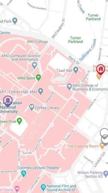 UniLodge @ ANU – Lena Karmel Lodge  Map