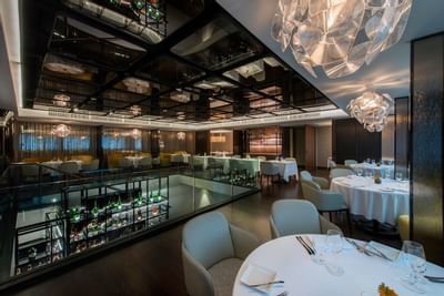 Interior & decor of Cilantro Restaurant & Wine Bar at MiCasa All Suite Hotel KL