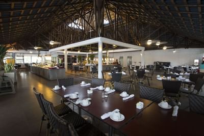 Interior of Panama Canal Buffet at Playa Blanca Beach Resort