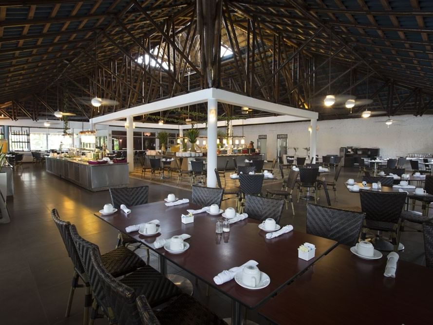 Interior of Panama Canal Buffet at Playa Blanca Beach Resort