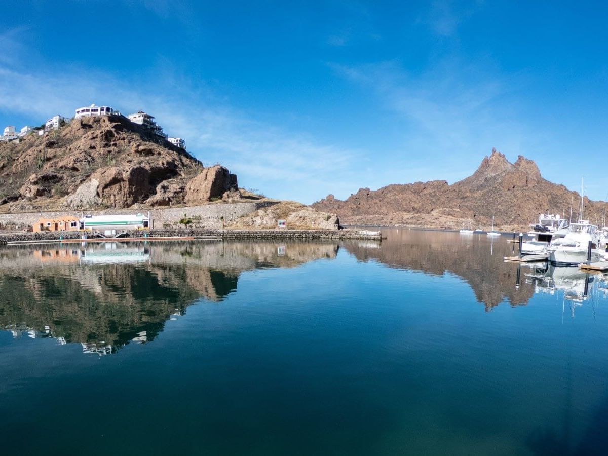 Landscape view San Carlos Sonora near Fiesta Americana Hotels