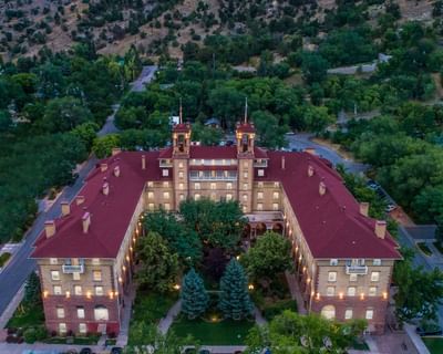Aerial view of Hotel Colorado