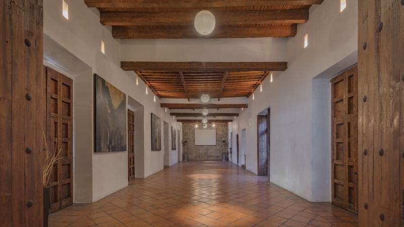 Corridor area with rooms at Gamma Puebla Señorial Centro