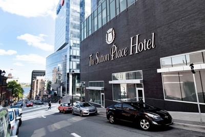 Outside Full Entrance with LogoThe Sutton Place Hotel Halifax