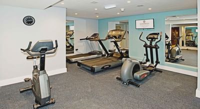 The gym at the Sandman Signature London Gatwick Hotel 
