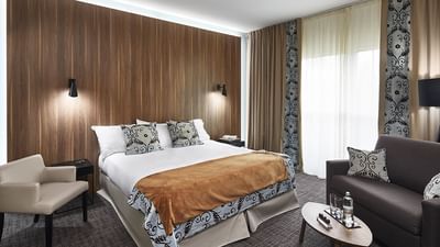 Chambre privilège du ForgesHotel, idéale pour un séjour en couple