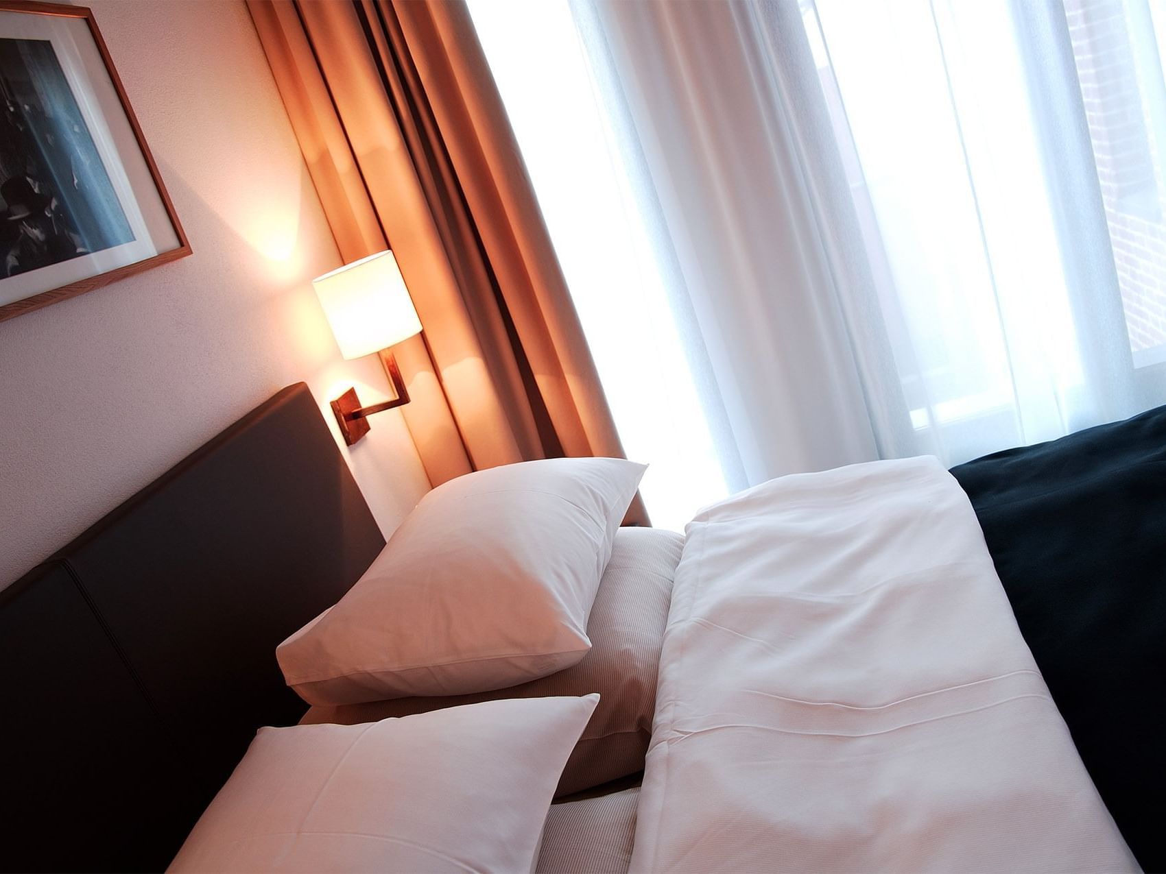 Close up of The Premium Suite Bed at The Granary La Suite Hotel