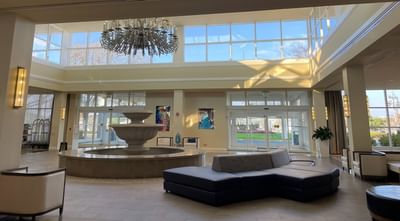 lobby with fountain