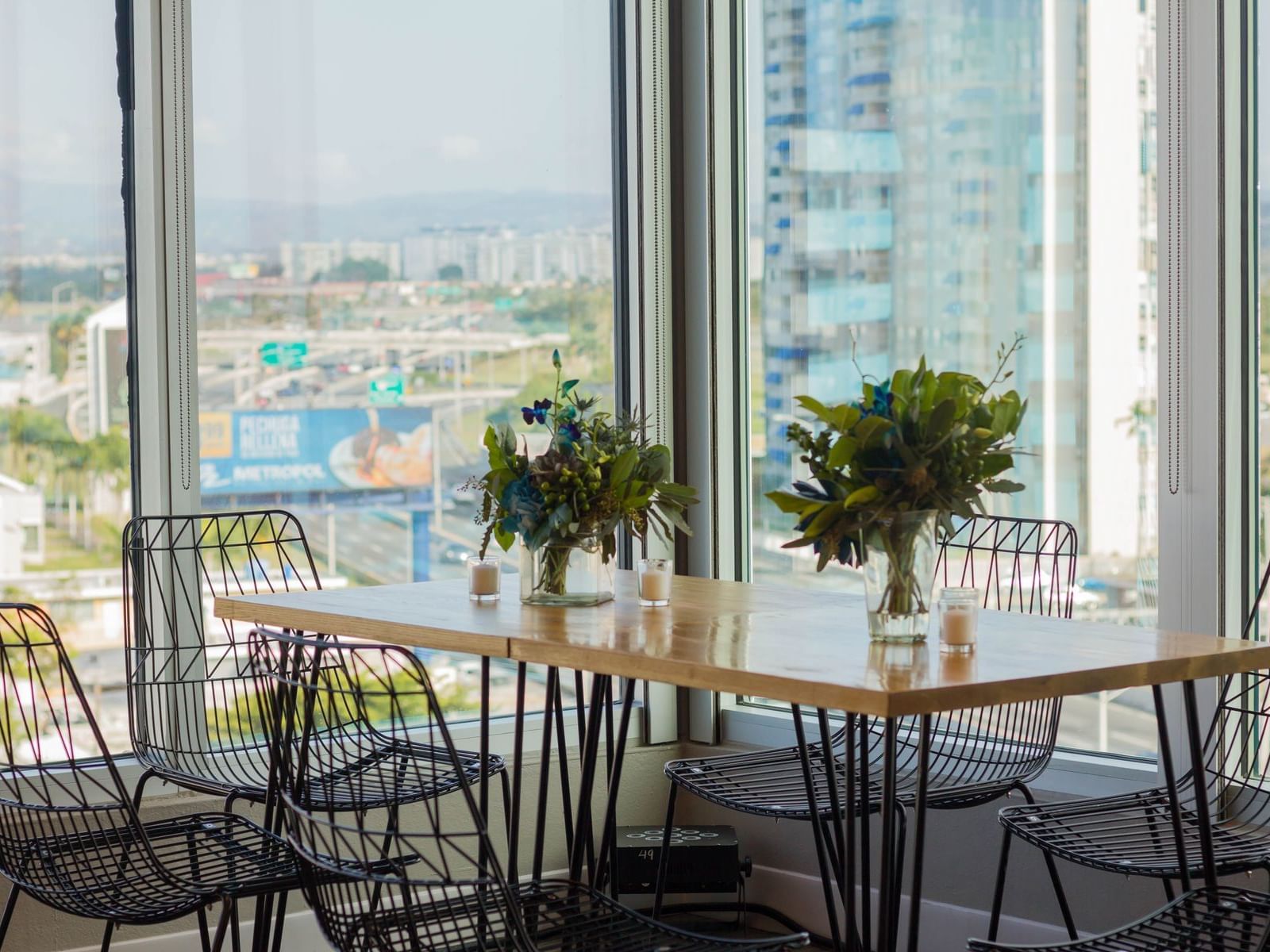 meeting room with conference table and chairs