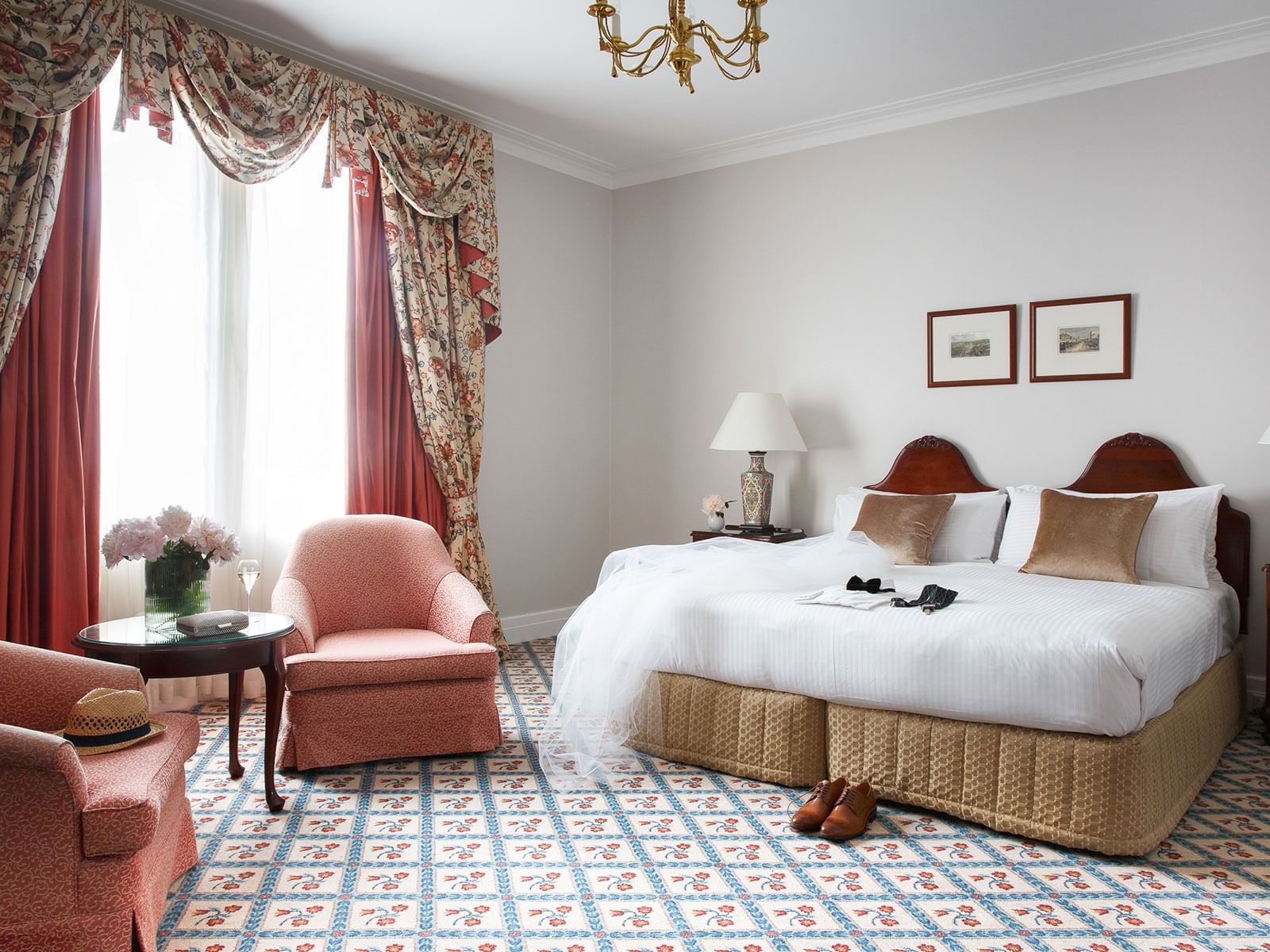 Windsor Suite Bedroom at The Hotel Windsor Melbourne