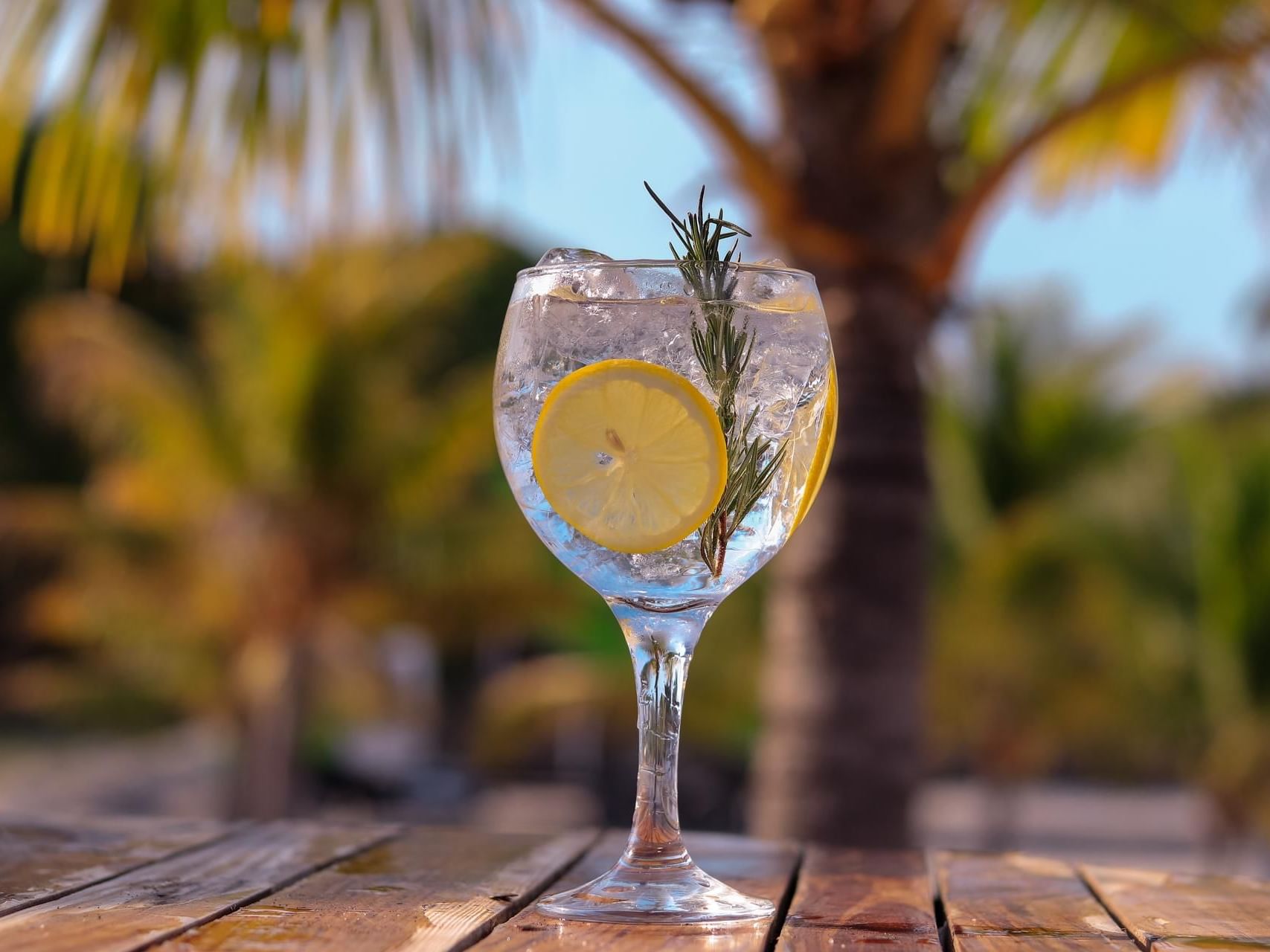 Cocktail served in Pool Bar at Playa Blanca Beach Resort