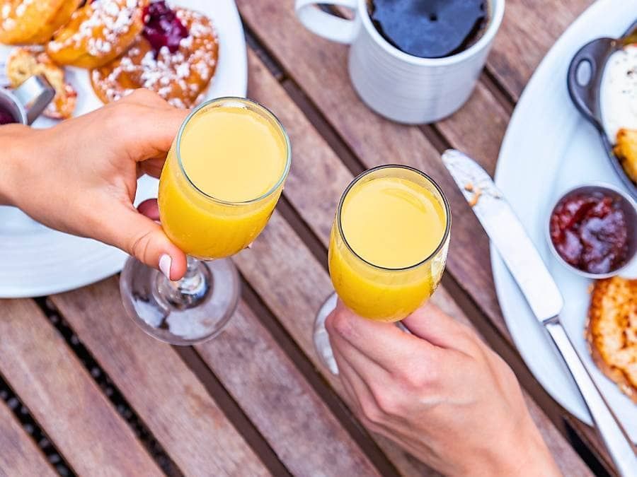 Bottomless Mimosas during Brunch at Azure