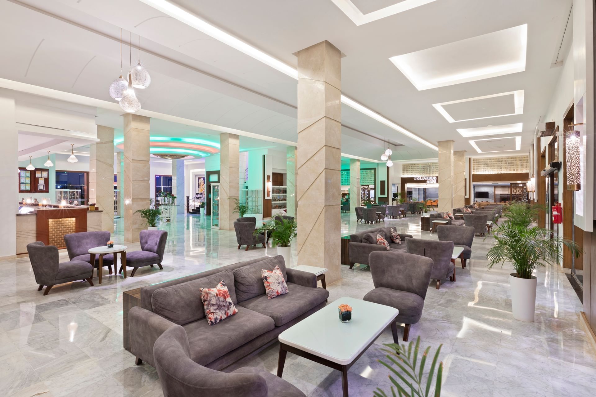 Lobby at Pickalbatros Aqua Fun Club Resort in Marrakech