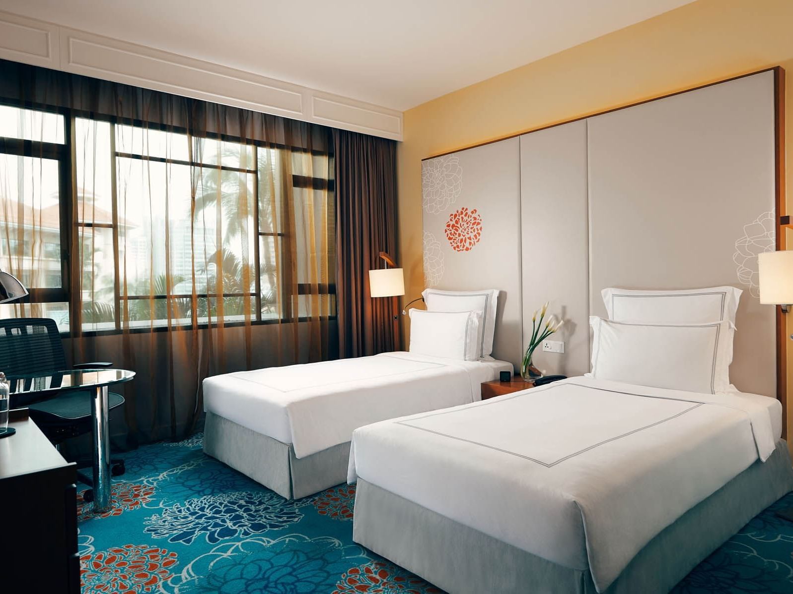 Premier Twin Room with double beds at Paradox Singapore