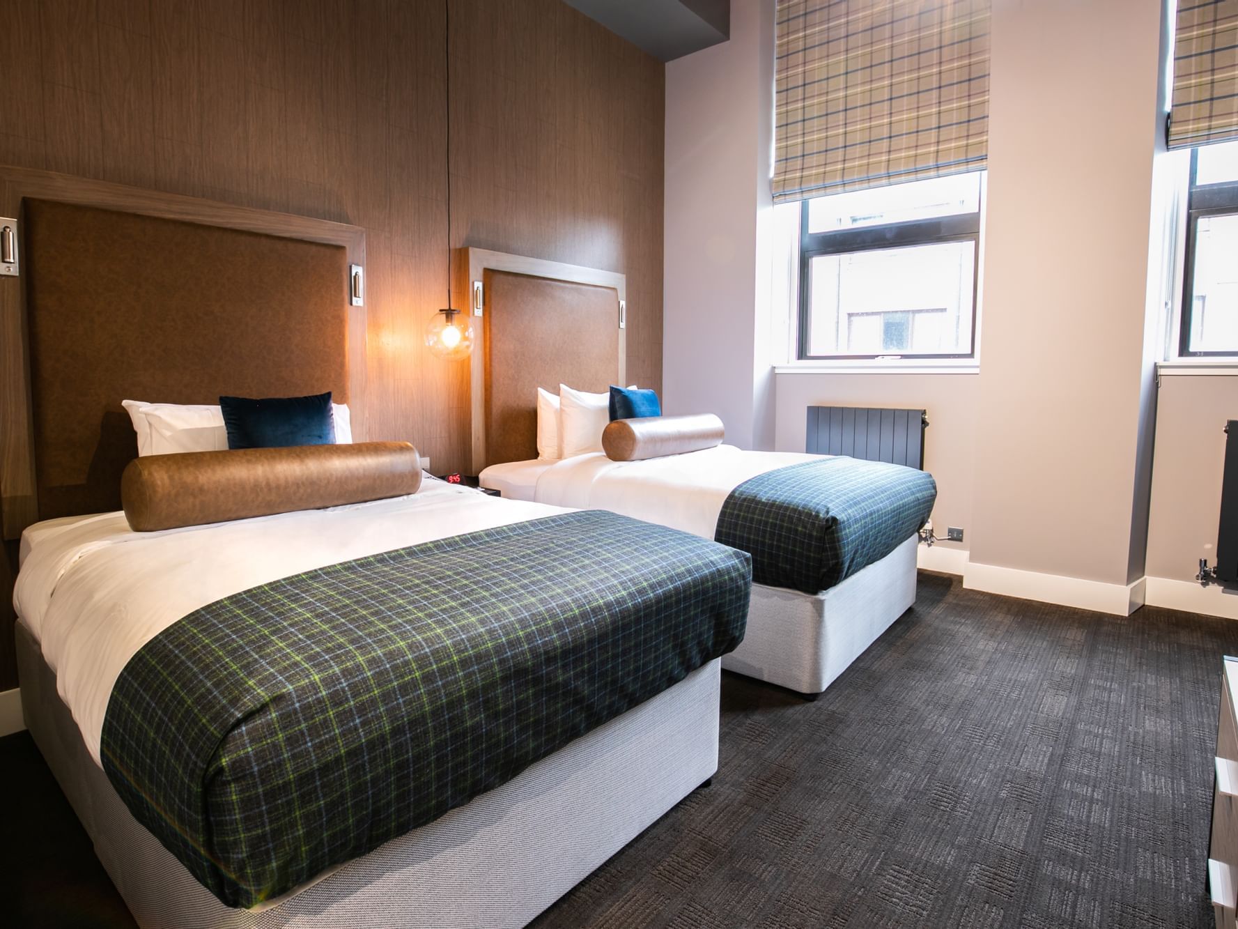 The Signature Two Double Beds Room at Sandman Signature Aberdeen Hotel with two double beds (luxury glencraft mattress)