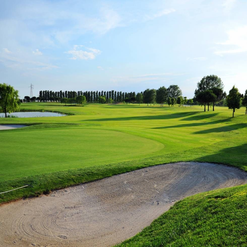 Landscape view of Jesolo golf course at Falkensteiner Hotels