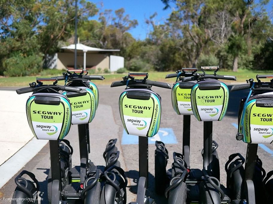 Segway Tours electric scooters in a Park near Nesuto Mounts Bay