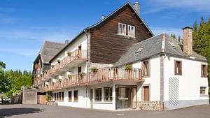 Backyard view at The Auberge de la Petite Ferme Hotel