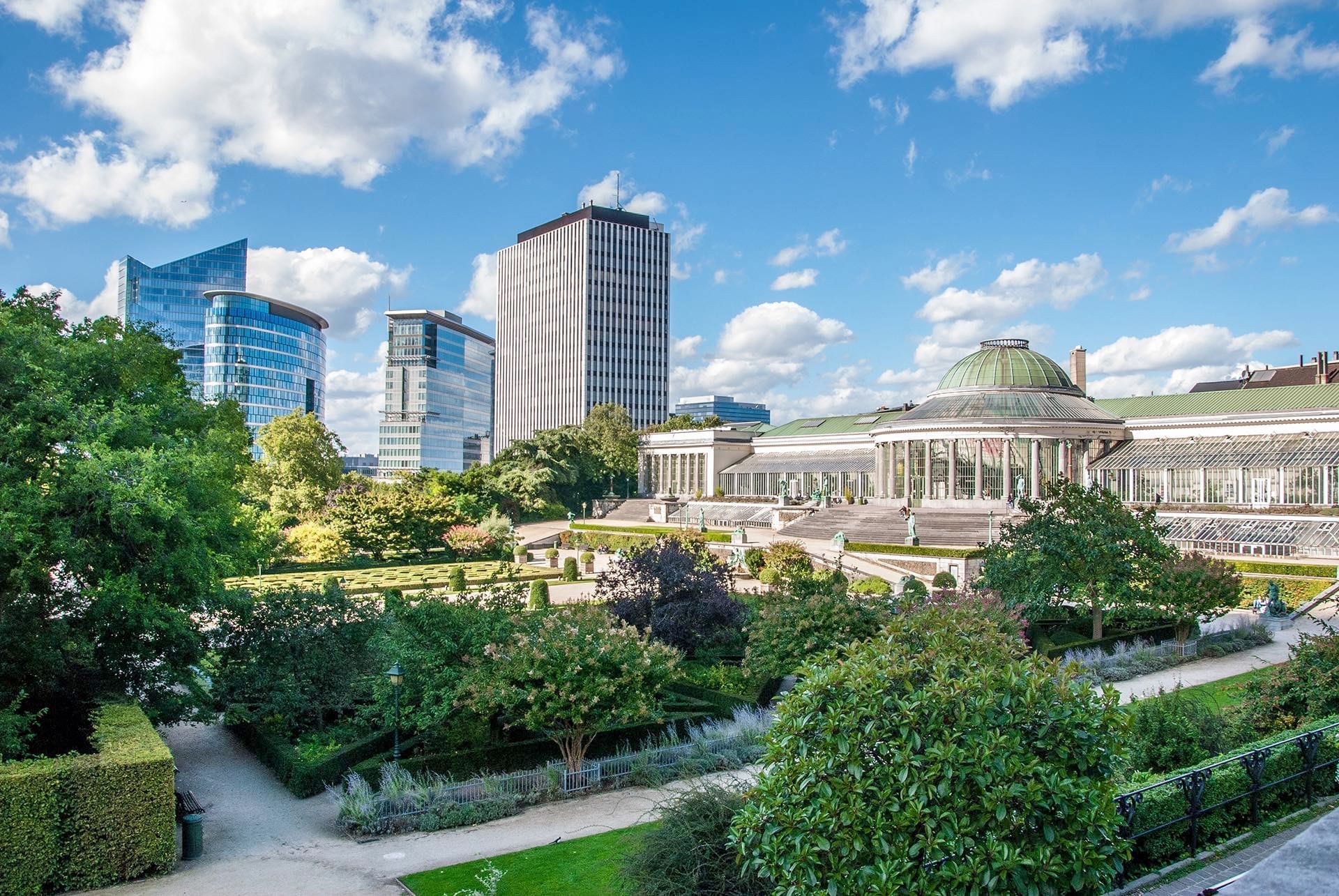 Jardin botanique de Bruxelles en été