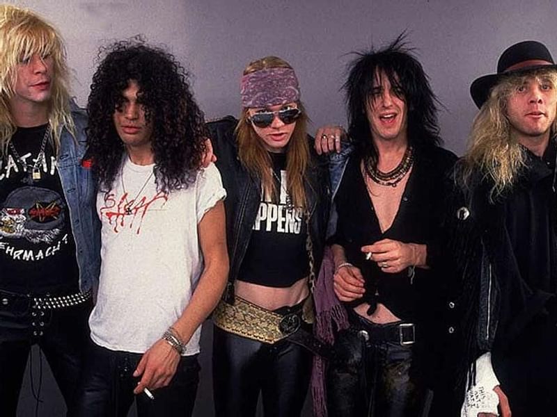 Guns N Roses music band near Pullman Melbourne on the park