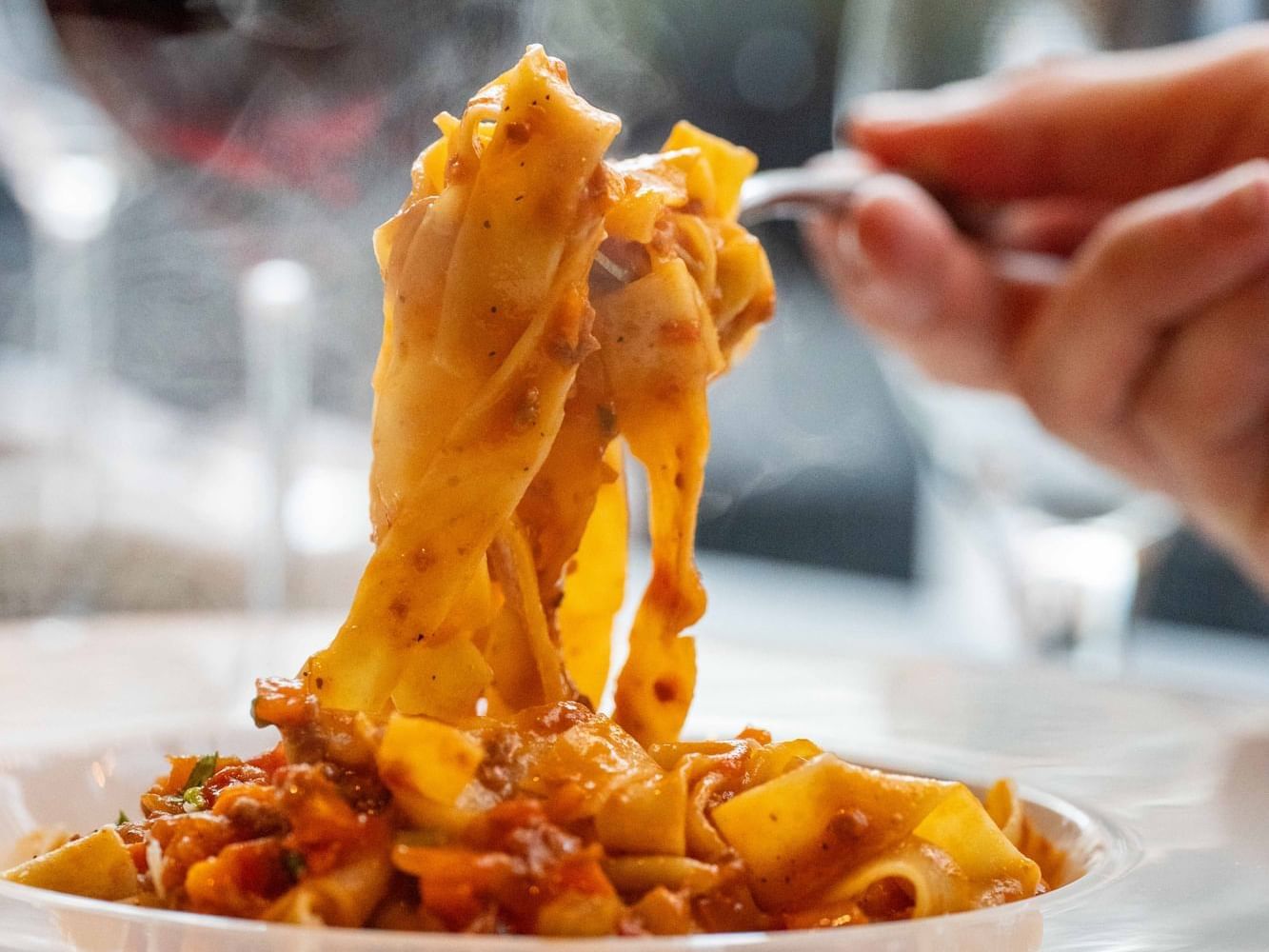 Handcrafted Pasta Awaits at Tuscan Kitchen Salem at The Artisan Hotel at Tuscan Village