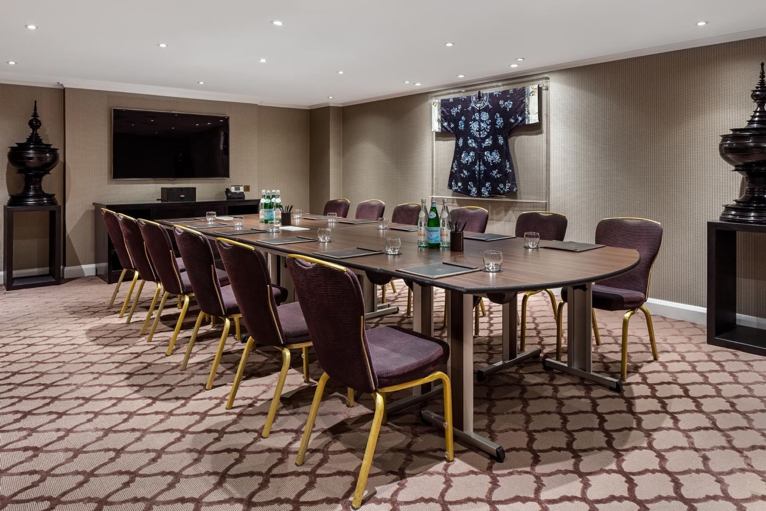 Interior of Private Suite 5 Boardroom at May Fair Hotel London
