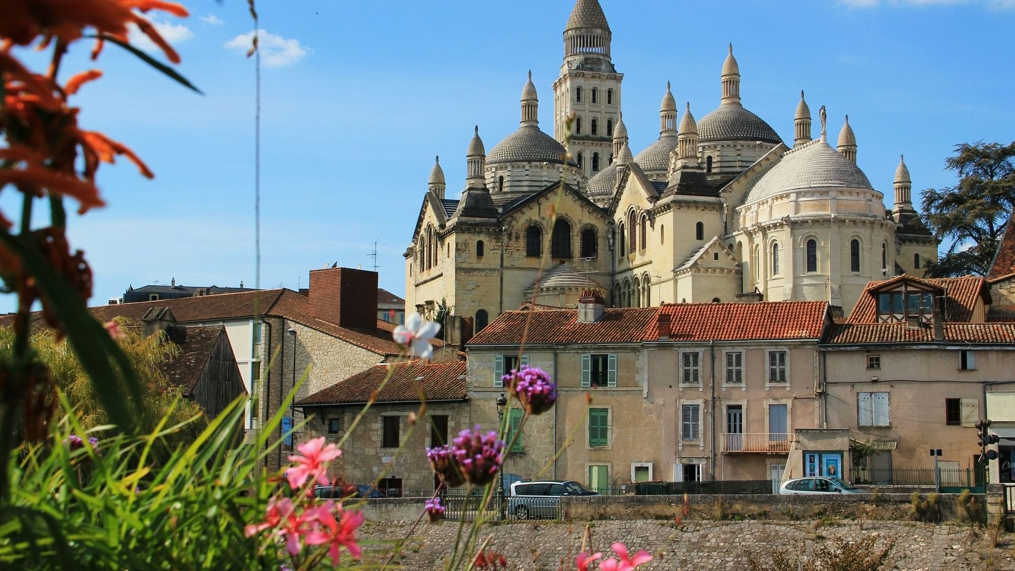 View of the Cathedral in Perigueux near The Originals Hotels