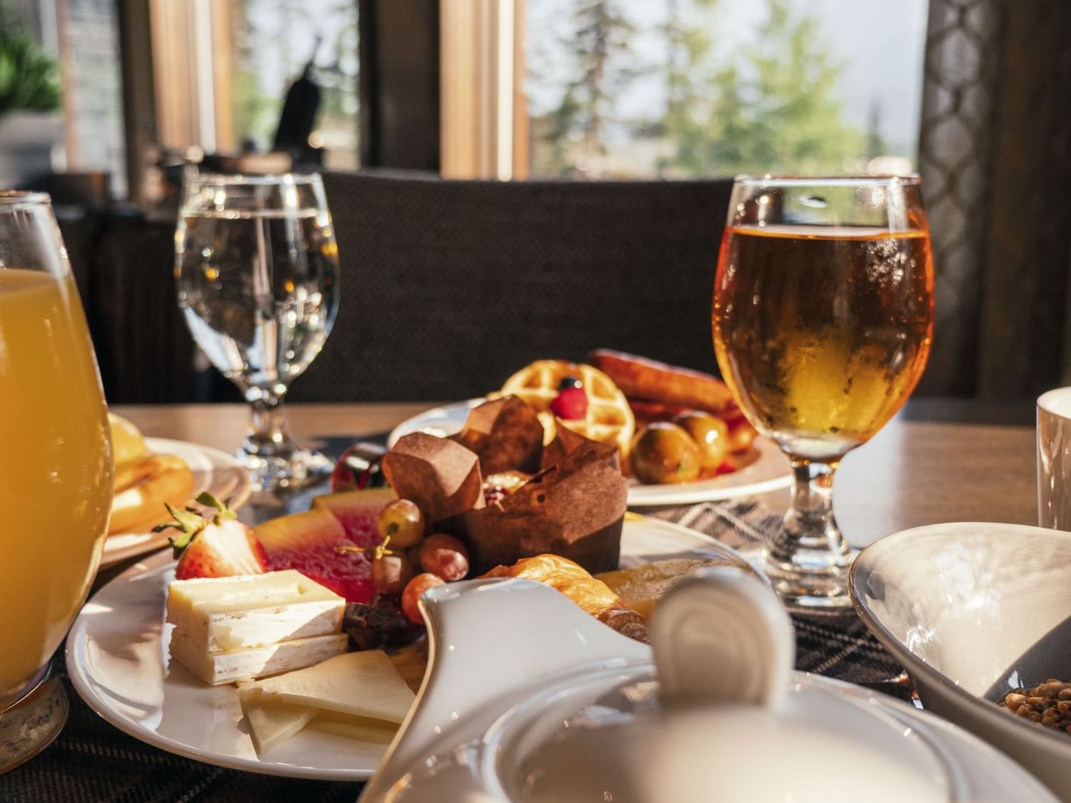 Breakfast buffet plate in The Malcolm Hotel