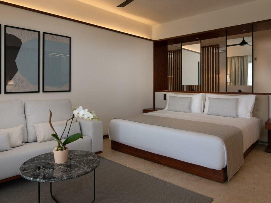 Aerial view of Viento Suites at Live Aqua Resorts