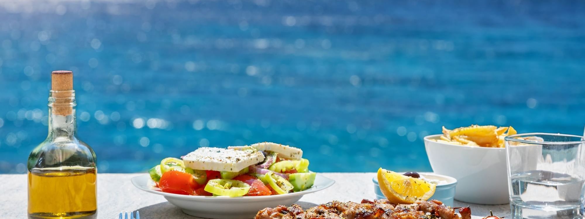 Dishes served with a sea view at Daydream Island Resort