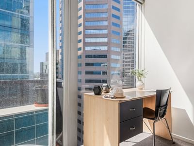 Lonsdale 2 Bed Large Study Desk Bedroom 1 