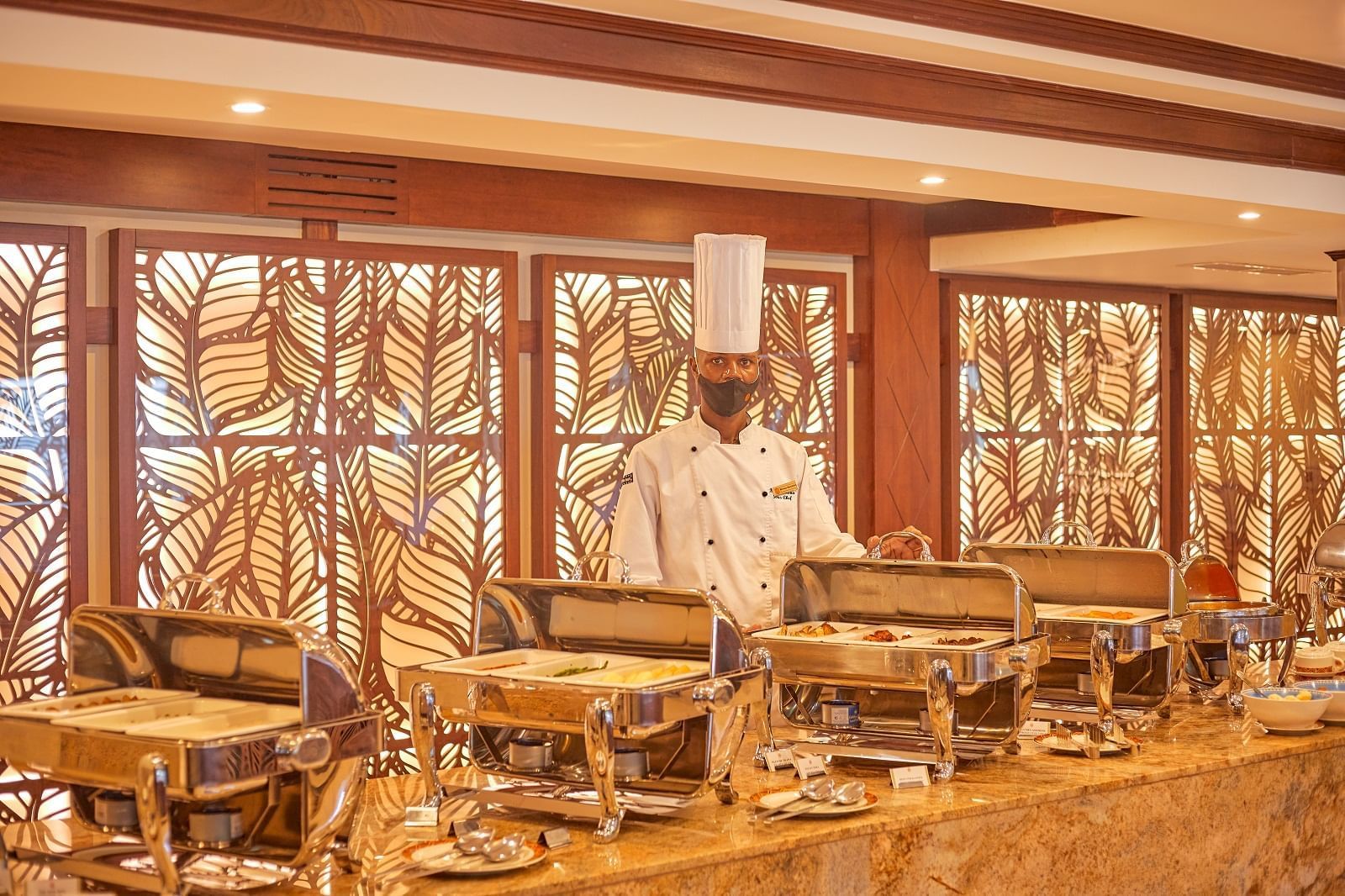 Lunch Buffet in Rumoka Restaurant at Goma Serena Hotel