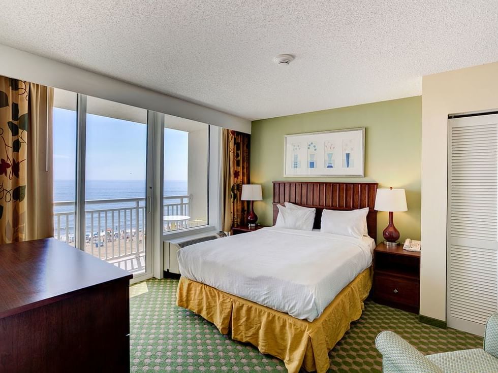 Partial ocean view two bedroom suite at Diamond Resorts Virginia Beach