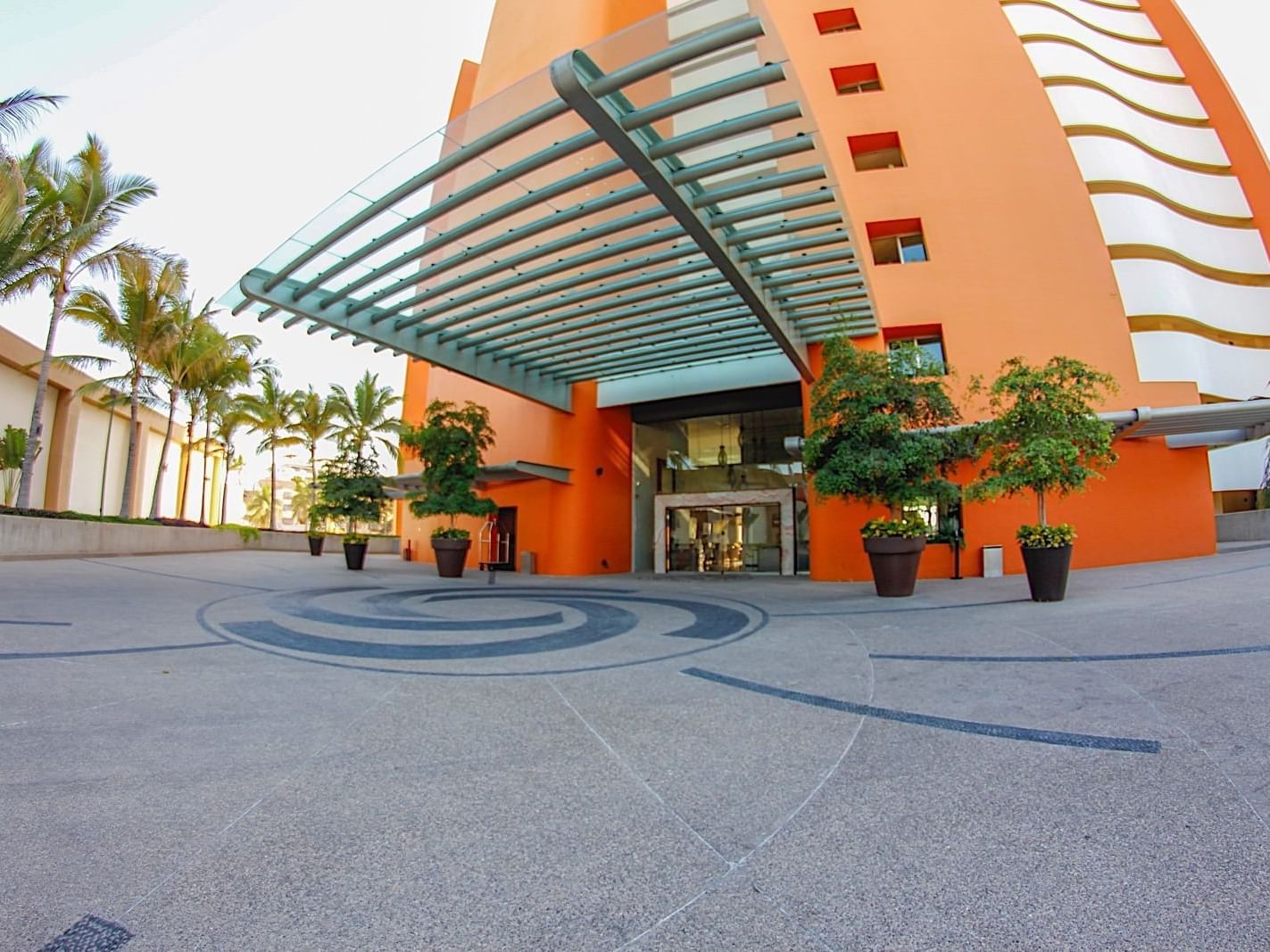 Entrada del hotel