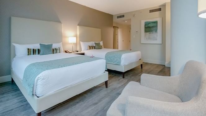 double beds with sofa chair