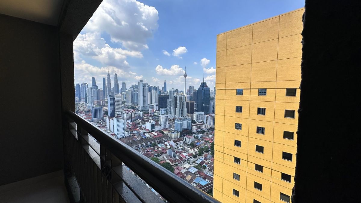Balcony View from Sunway Putra Hotel