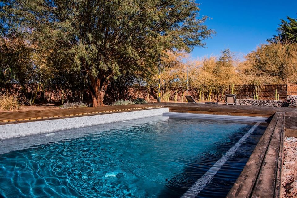 Pool at Hotel Cumbres San Pedro de Atacama in Chile
