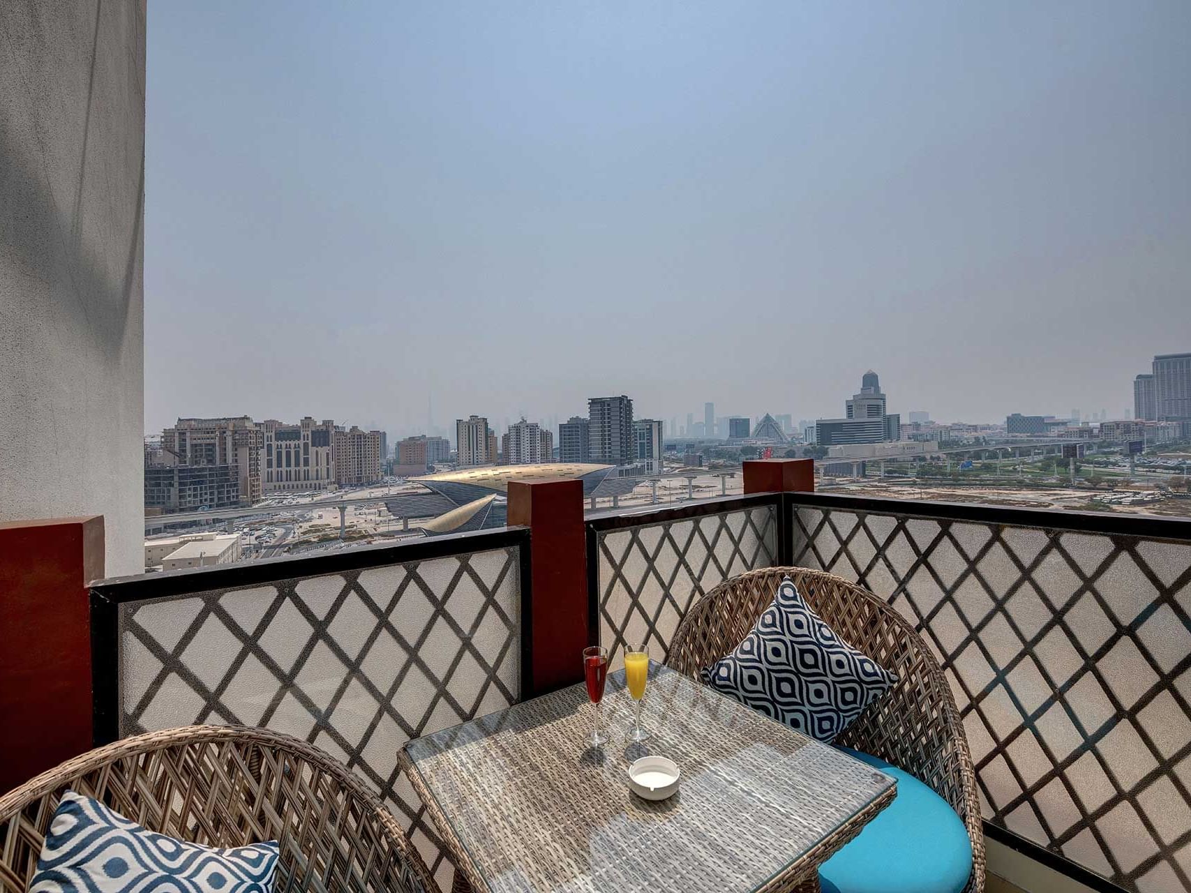 تراس في سها بارك للشقق الفندقية