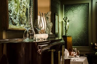 Restaurant at Aria Hotel in Prague
