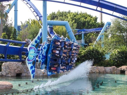 Manta rollercoaster at SeaWorld Orlando