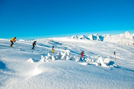 Skifahren im Schloss Pichlarn