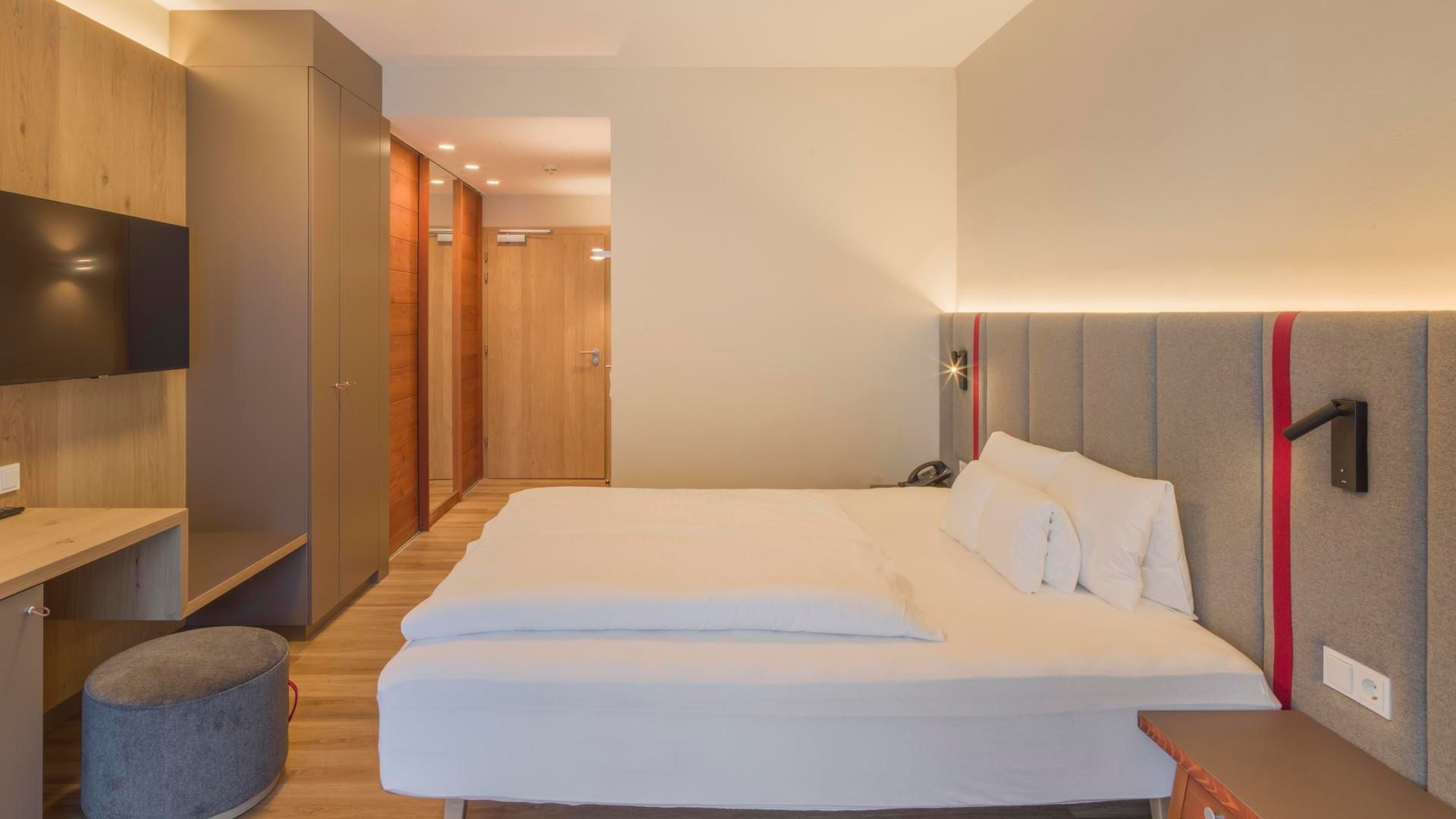 Double Room Comfort interior at Falkensteiner Hotel Sonnenalpe