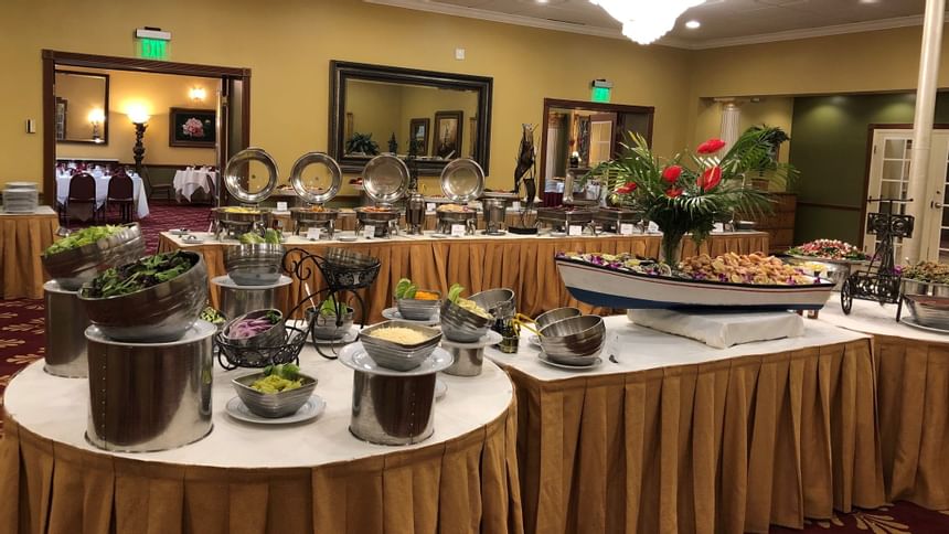 Brunch buffet in dining area Safety Harbor & Resort