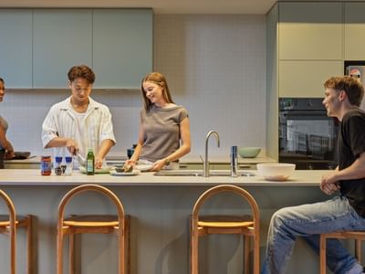 UniLodge Perth Central -Resident Communal Kitchen