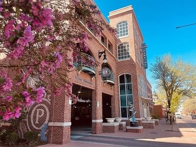 Free parking garage next to Hotel at Old Town